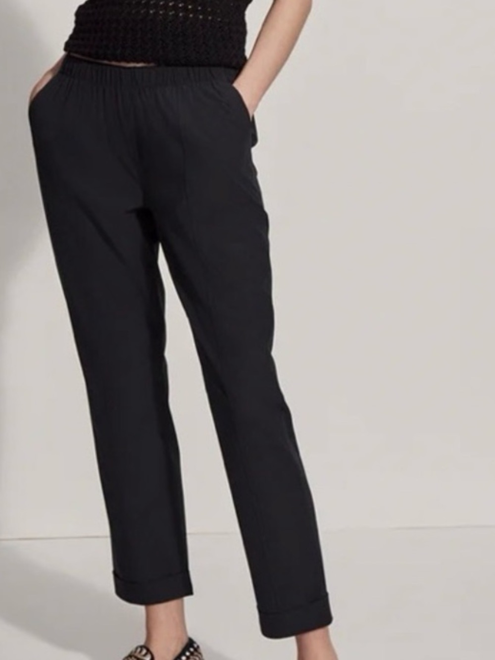 Varley navy Everyday Lightweight woven tapered pant XS